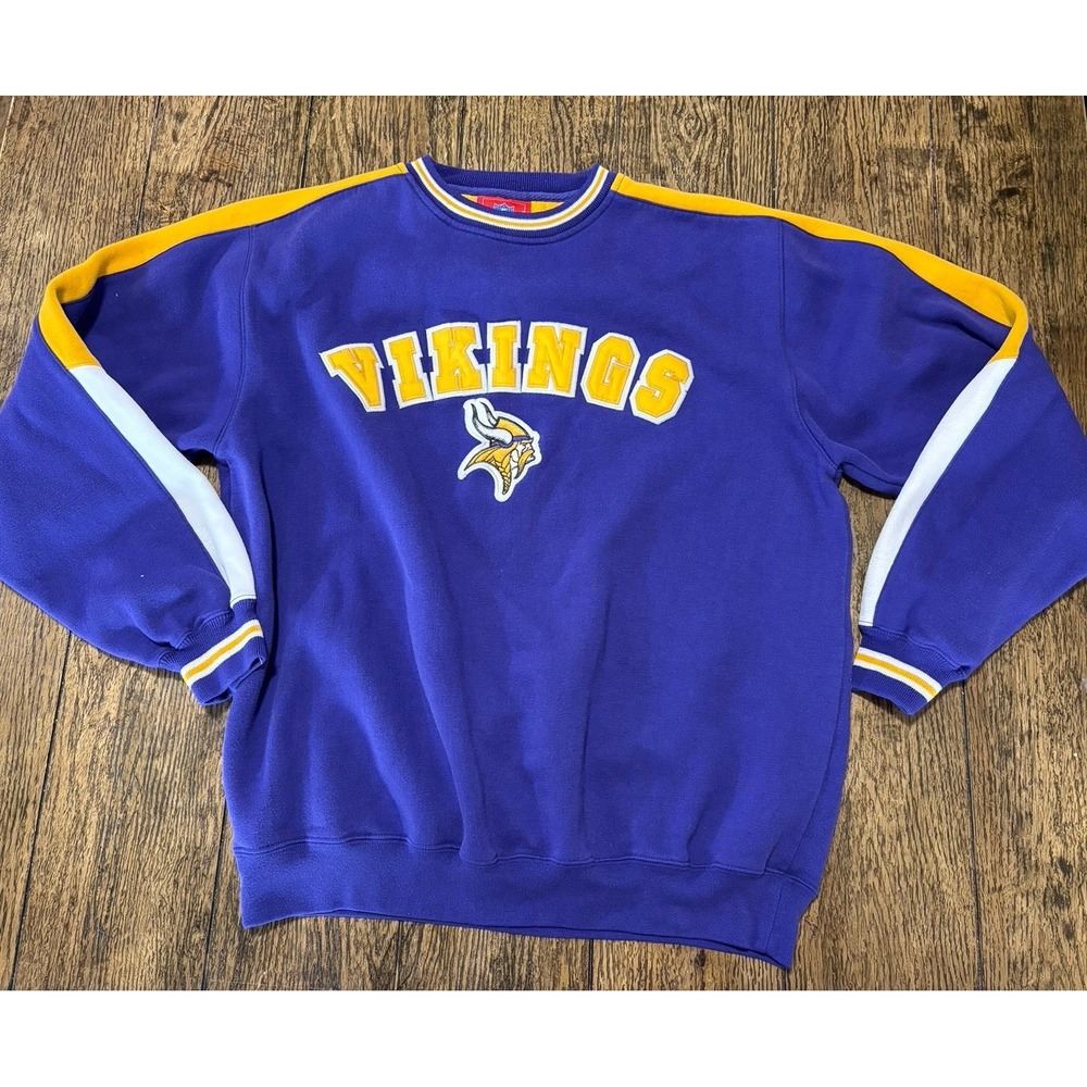 Minnesota Vikings NFL crewneck purple M